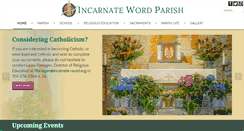 Desktop Screenshot of incarnate-word.org